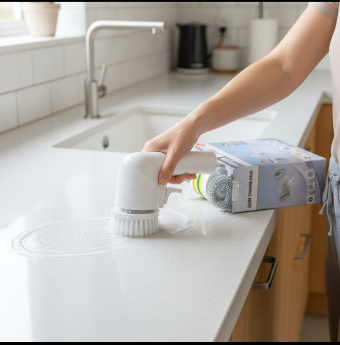 “Electric Spin Scrubber – 10x Faster Cleaning”