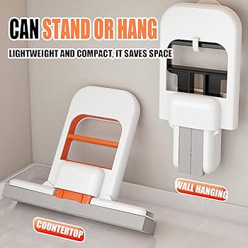Foldable Mini Mop for Kitchen, Bathroom, Car & Glass