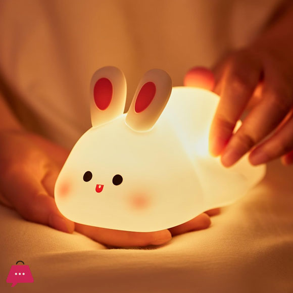 Rechargeable Rabbit Lamp With Touch Sensor -