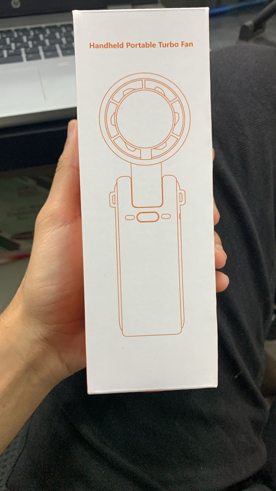 Turbo Fan With 5 Speed Adjustment Portable Fan