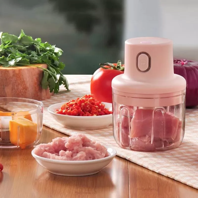 USB Rechargeable Mini Grinder Food Chopper