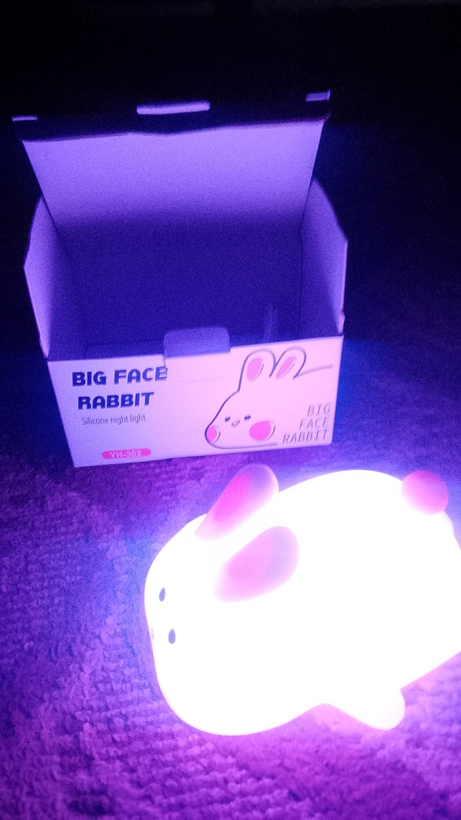 Rechargeable Rabbit Lamp With Touch Sensor -