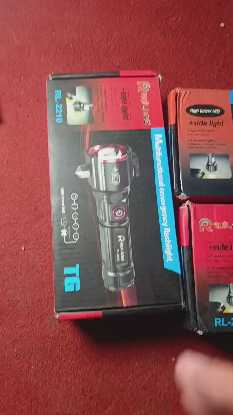 Rl-2210 Multifunctional Rechargeable LED Emergency Flashlight